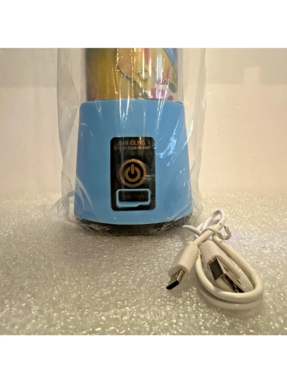 Portable Rechargeable Personal Blender 380ml Juice Smoothie USB Blue New In Box